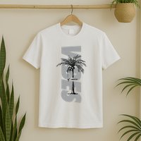 Vibes Of Course Summer Palm Tree Vintage T-Shirt