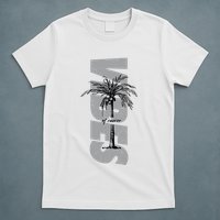 Vibes Of Course Summer Palm Tree Vintage T-Shirt