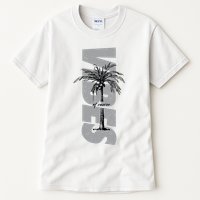 Vibes Of Course Summer Palm Tree Vintage Tall T-Shirt