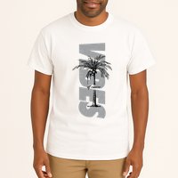 Vibes Of Course Summer Palm Tree Vintage Tall T-Shirt