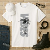 Vibes Of Course Summer Palm Tree Vintage Tall T-Shirt