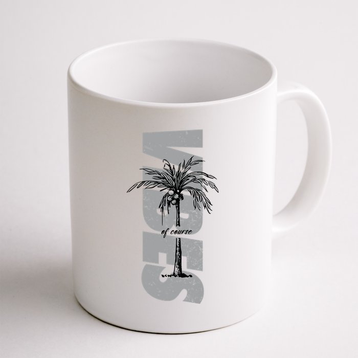 Vibes Of Course Summer Palm Tree Vintage Mug