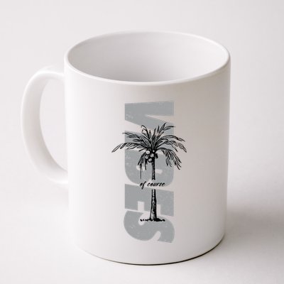 Vibes Of Course Summer Palm Tree Vintage Mug