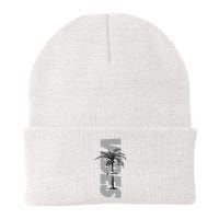 Vibes Of Course Summer Palm Tree Vintage Beanie