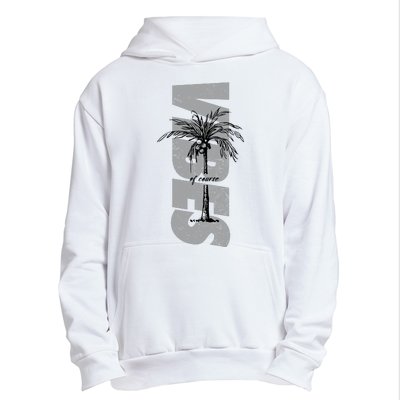 Vibes Of Course Summer Palm Tree Vintage Urban Pullover Hoodie