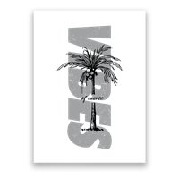 Vibes Of Course Summer Palm Tree Vintage Poster
