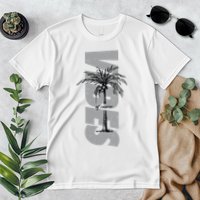 Vibes Of Course Summer Palm Tree Vintage Premium T-Shirt