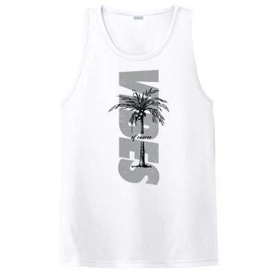 Vibes Of Course Summer Palm Tree Vintage PosiCharge Competitor Tank