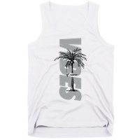 Vibes Of Course Summer Palm Tree Vintage Tank Top