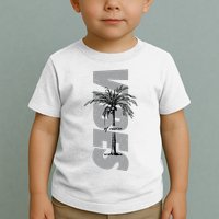 Vibes Of Course Summer Palm Tree Vintage Toddler T-Shirt