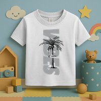 Vibes Of Course Summer Palm Tree Vintage Toddler T-Shirt