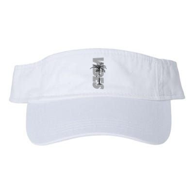 Vibes Of Course Summer Palm Tree Vintage Visor