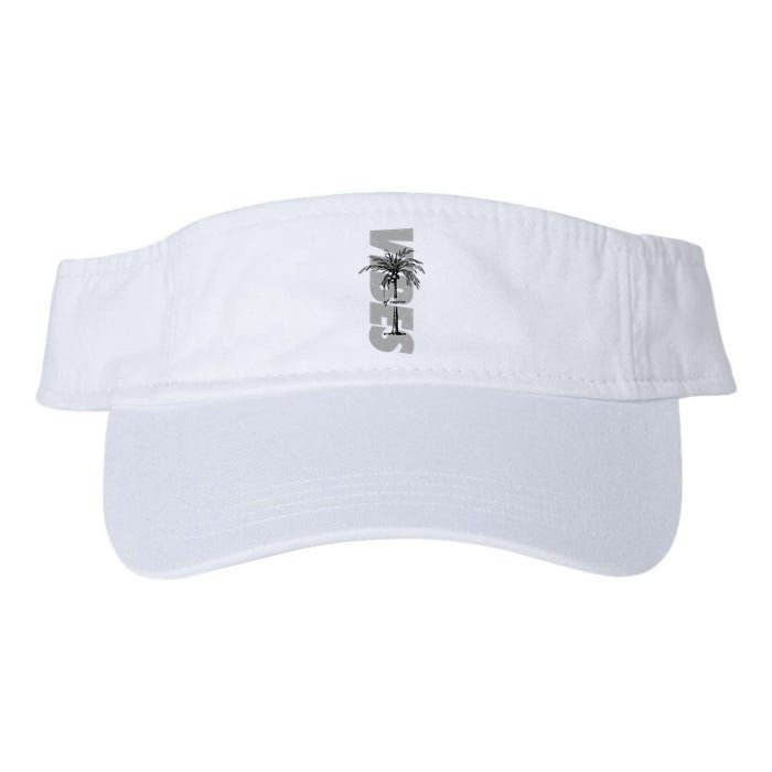 Vibes Of Course Summer Palm Tree Vintage Visor