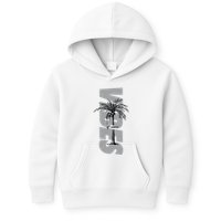 Vibes Of Course Summer Palm Tree Vintage Kids Hoodie