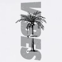 Vibes Of Course Summer Palm Tree Vintage Kids T-Shirt