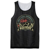 Vintage Only Cool Grandpas Ride Motorcycles  Mesh Reversible Basketball Jersey Tank