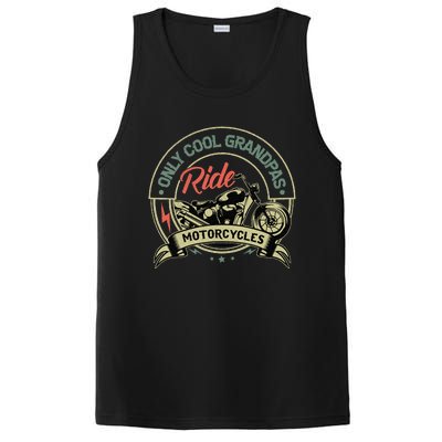 Vintage Only Cool Grandpas Ride Motorcycles  PosiCharge Competitor Tank