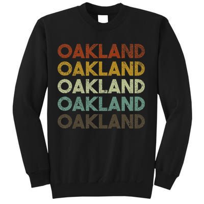 Vintage Oakland California 80s Retro Style Sweatshirt