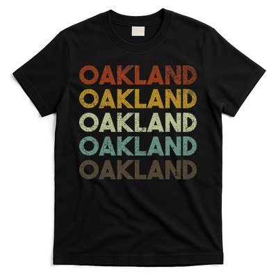 Vintage Oakland California 80s Retro Style T-Shirt