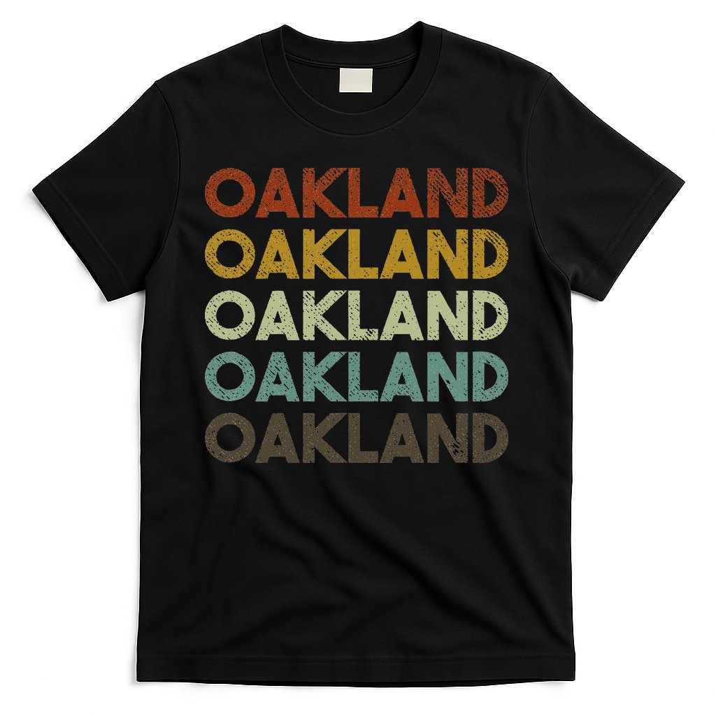 Vintage Oakland California 80s Retro Style T-Shirt