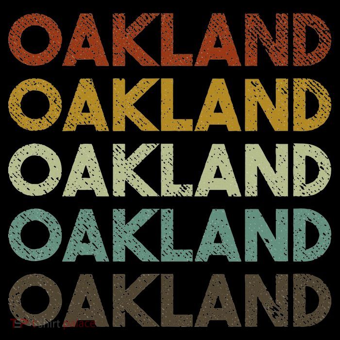 Vintage Oakland California 80s Retro Style Kids T-Shirt
