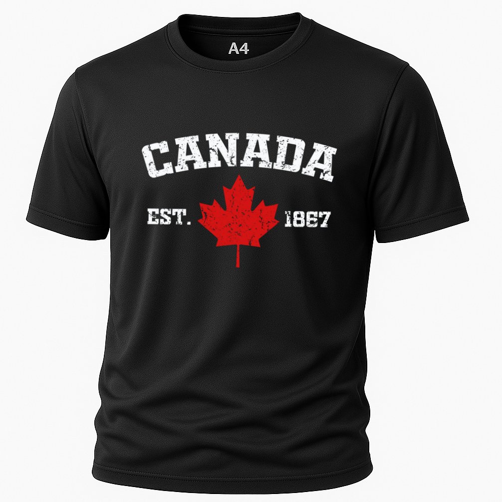 Vintage Ottawa Canada Est 1867 Souvenir Gift Cool Gift Cooling Performance Crew T-Shirt