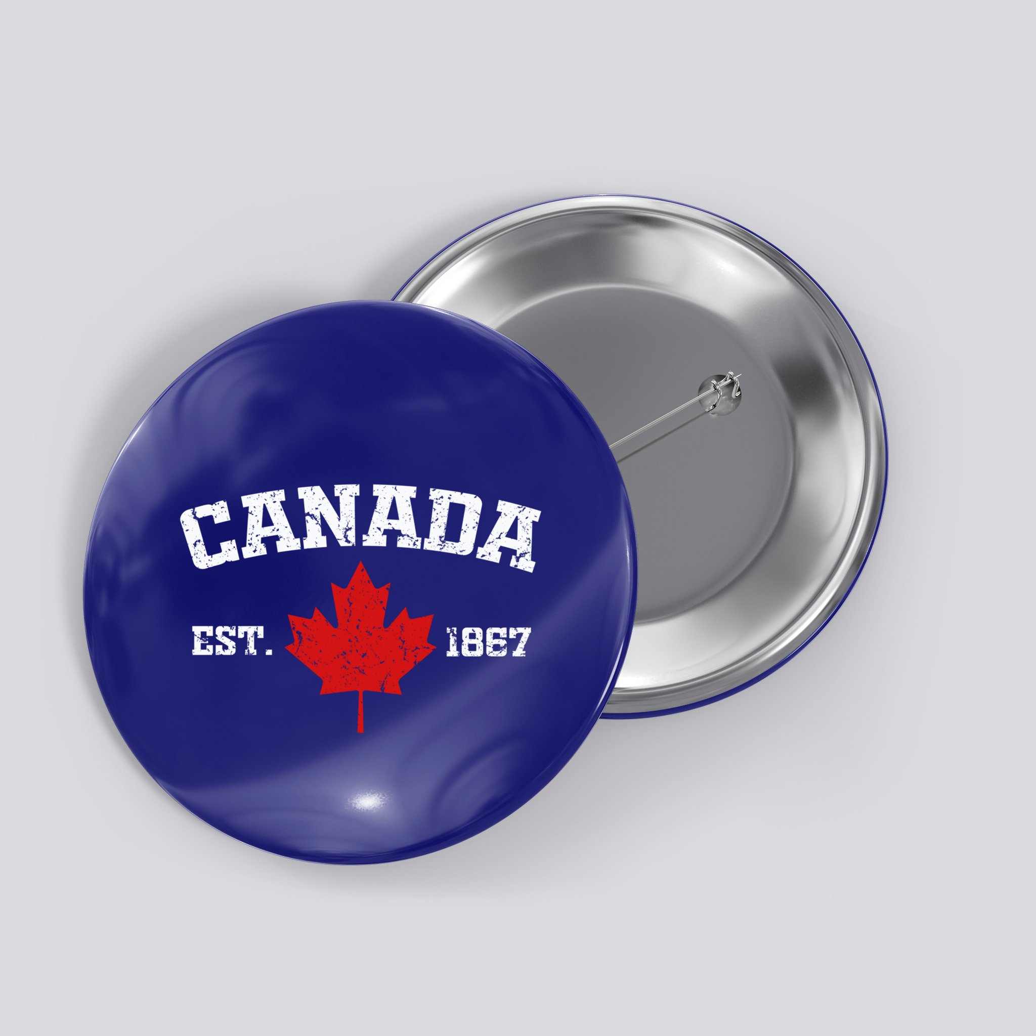 Vintage Ottawa Canada Est 1867 Souvenir Gift Cool Gift Button