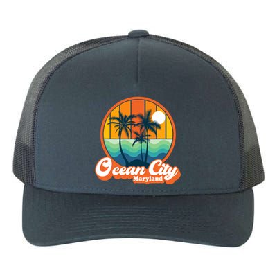 Vintage Ocean City Maryland Summer Vacation Beach Souvenirs Yupoong Adult 5-Panel Trucker Hat