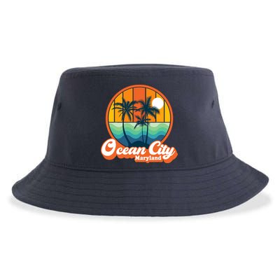 Vintage Ocean City Maryland Summer Vacation Beach Souvenirs Sustainable Bucket Hat