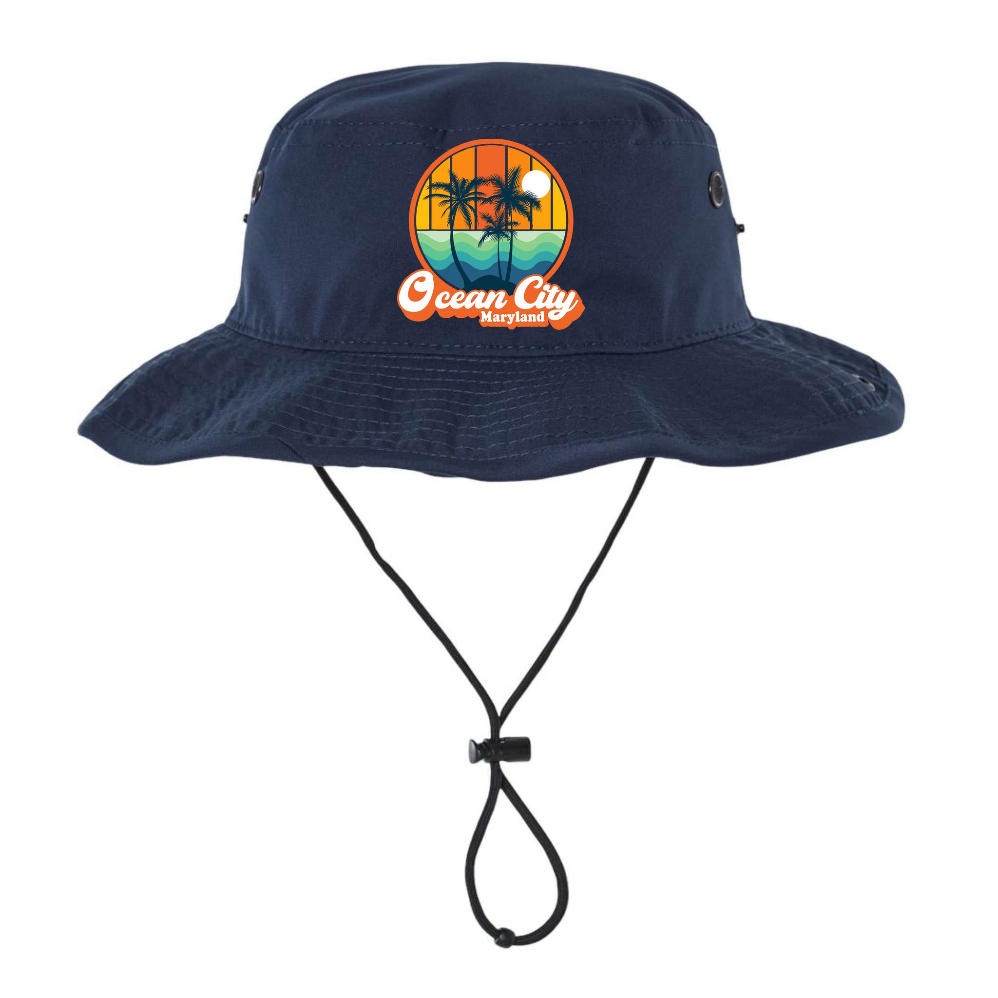 Vintage Ocean City Maryland Summer Vacation Beach Souvenirs Bucket Hat