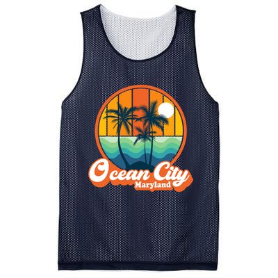 Vintage Ocean City Maryland Summer Vacation Beach Souvenirs Mesh Reversible Basketball Jersey Tank