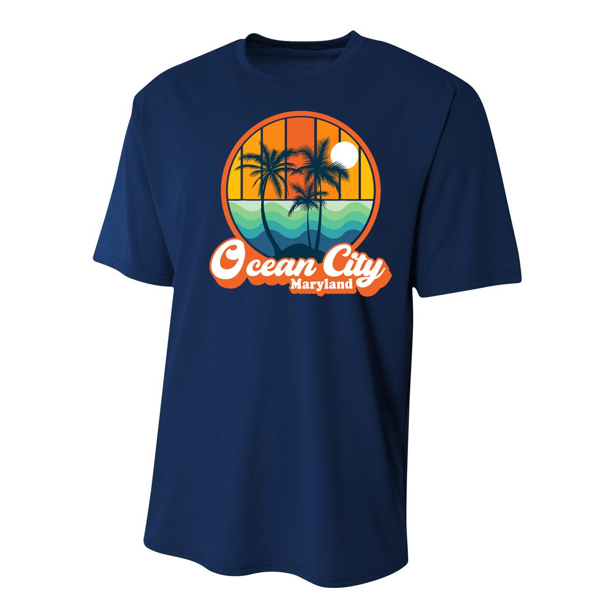 Vintage Ocean City Maryland Summer Vacation Beach Souvenirs Youth Performance Sprint T-Shirt