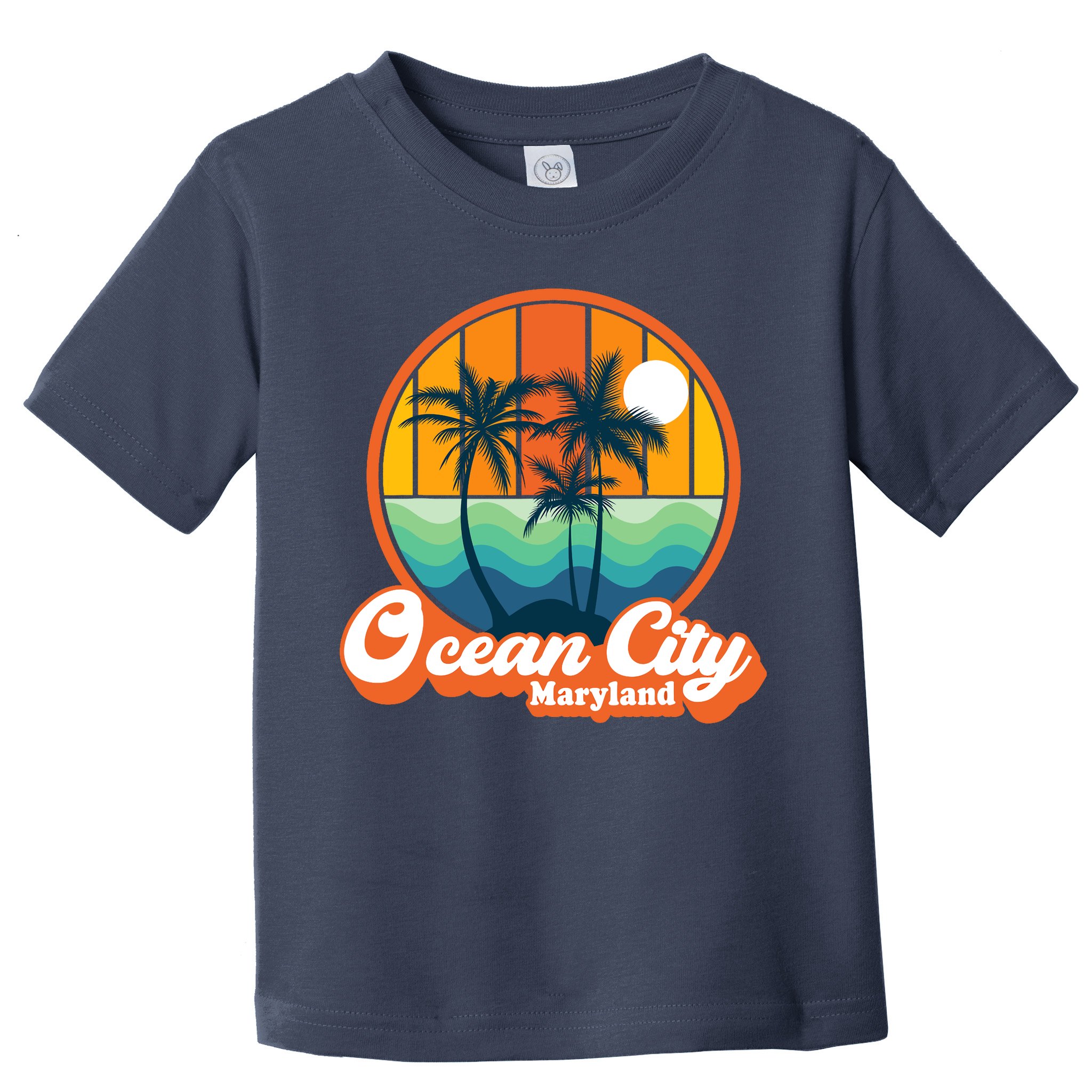 Vintage Ocean City Maryland Summer Vacation Beach Souvenirs Toddler T-Shirt