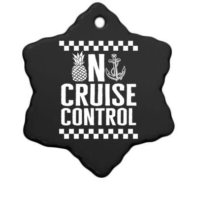 Vacation On Cruise Lover Control Summer Cruise Trip Beach Lo Cool Gift Ceramic Star Ornament