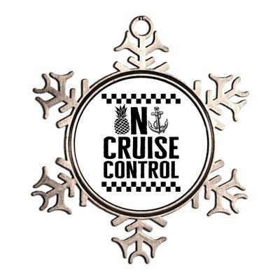 Vacation On Cruise Lover Control Summer Cruise Trip Beach Lo Cool Gift Metallic Star Ornament