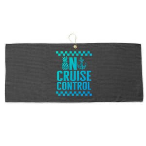 Vacation On Cruise Lover Control Summer Cruise Trip Beach Lo Cool Gift Large Microfiber Waffle Golf Towel