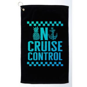 Vacation On Cruise Lover Control Summer Cruise Trip Beach Lo Cool Gift Platinum Collection Golf Towel