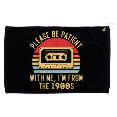 Vinatge Old Cassette Please Be Patient With Me Im From The 1900s Gift Grommeted Golf Towel