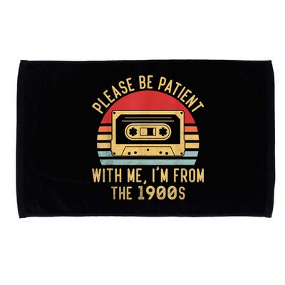 Vinatge Old Cassette Please Be Patient With Me Im From The 1900s Gift Microfiber Hand Towel