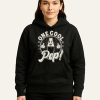 Vintage One Cool Pop Dad Grandpa Retro Cartoon Soda Pop Hoodie