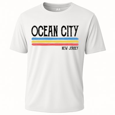 Vintage Ocean City New Jersey Nj Souvenir Gift Cooling Performance Crew T-Shirt
