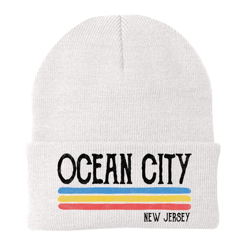Vintage Ocean City New Jersey Nj Souvenir Gift Beanie