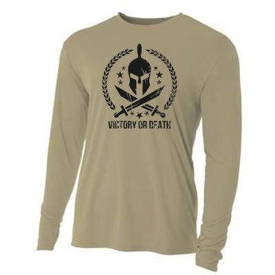 Victory Of Death |Dion Wear Spartan Warrior Cooling Performance Long Sleeve Crew