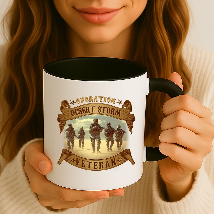 Vintage Operation Desert Storm Veteran Mug