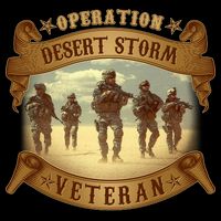 Vintage Operation Desert Storm Veteran Ladies Essential Flowy Tank