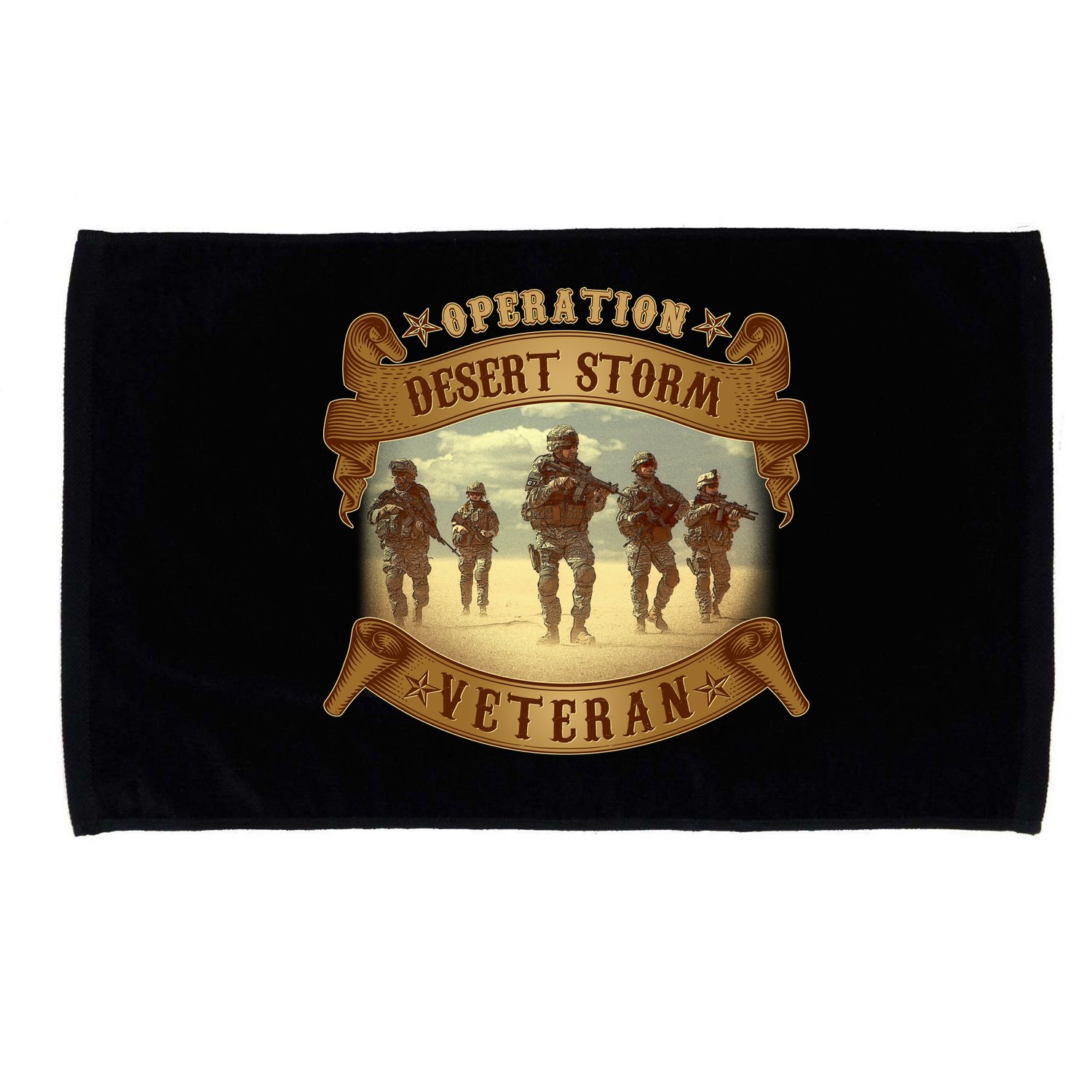 Vintage Operation Desert Storm Veteran Microfiber Hand Towel