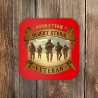 Vintage Operation Desert Storm Veteran Coaster