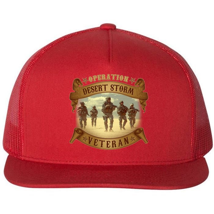 Vintage Operation Desert Storm Veteran Flatbill Hat