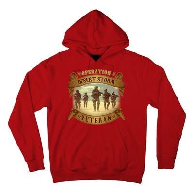Vintage Operation Desert Storm Veteran Tall Hoodie