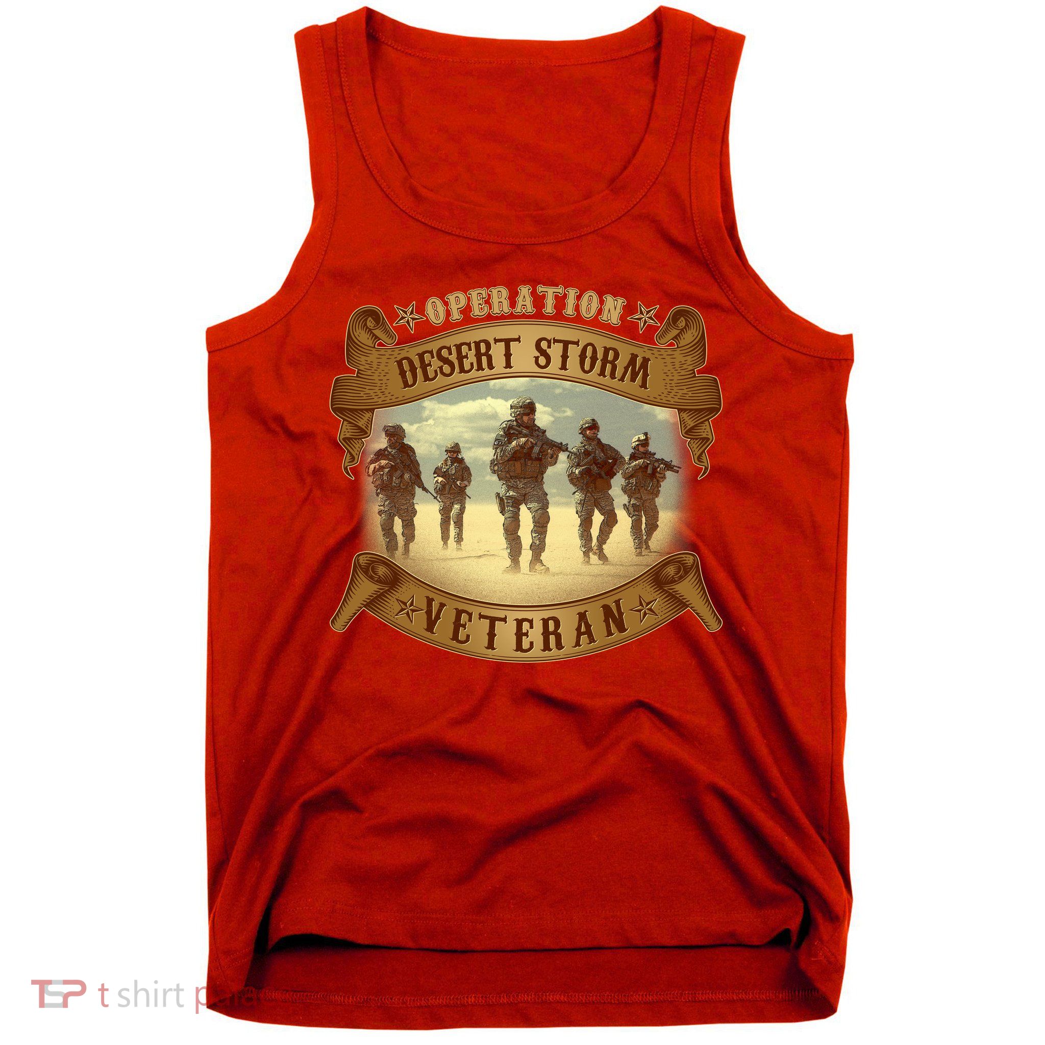 Vintage Operation Desert Storm Veteran Tank Top